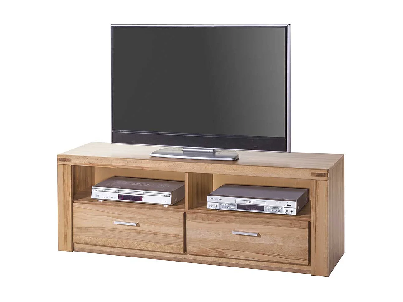 Fernsehmöbel aus Kernbuche teilmassiv modern