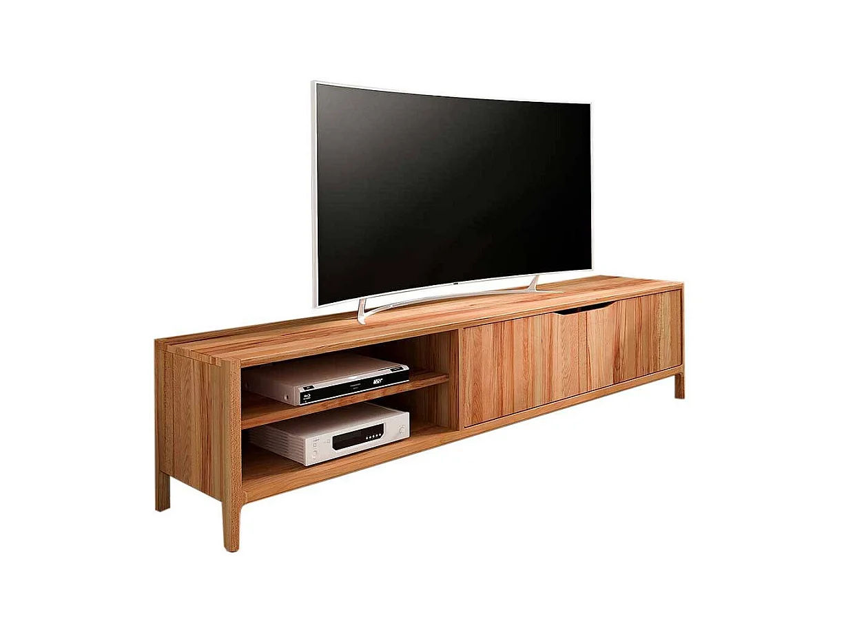 TV Board Fernsehtisch mit Türen und offenen Fächern