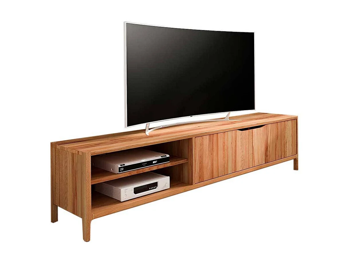 TV Board Fernsehtisch mit Türen und offenen Fächern