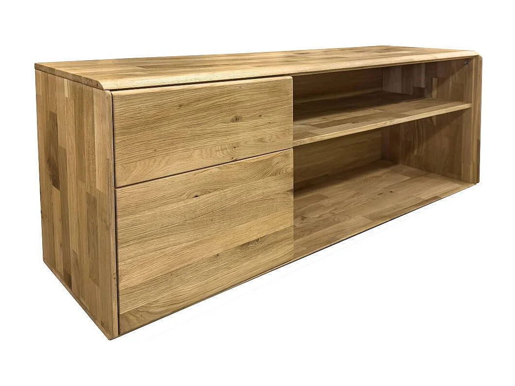 TV Lowboard Lowboard aus Wildeiche Massivholz mit einer Tür