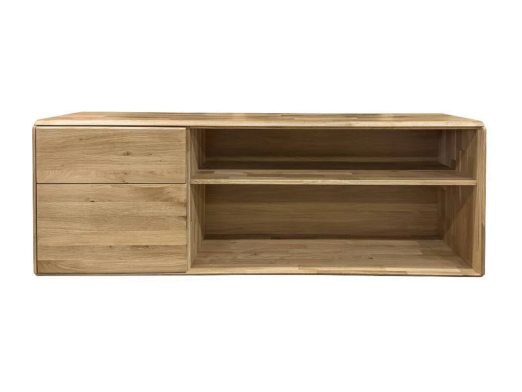 TV Lowboard Lowboard aus Wildeiche Massivholz mit einer Tür