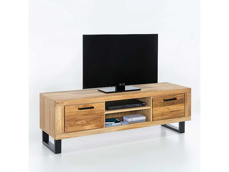 Fernsehboard aus Wildeiche teilmassiv 170 cm breit