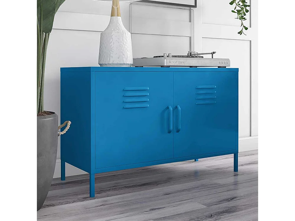 Lowboard in modernem Design Front in Spind Optik