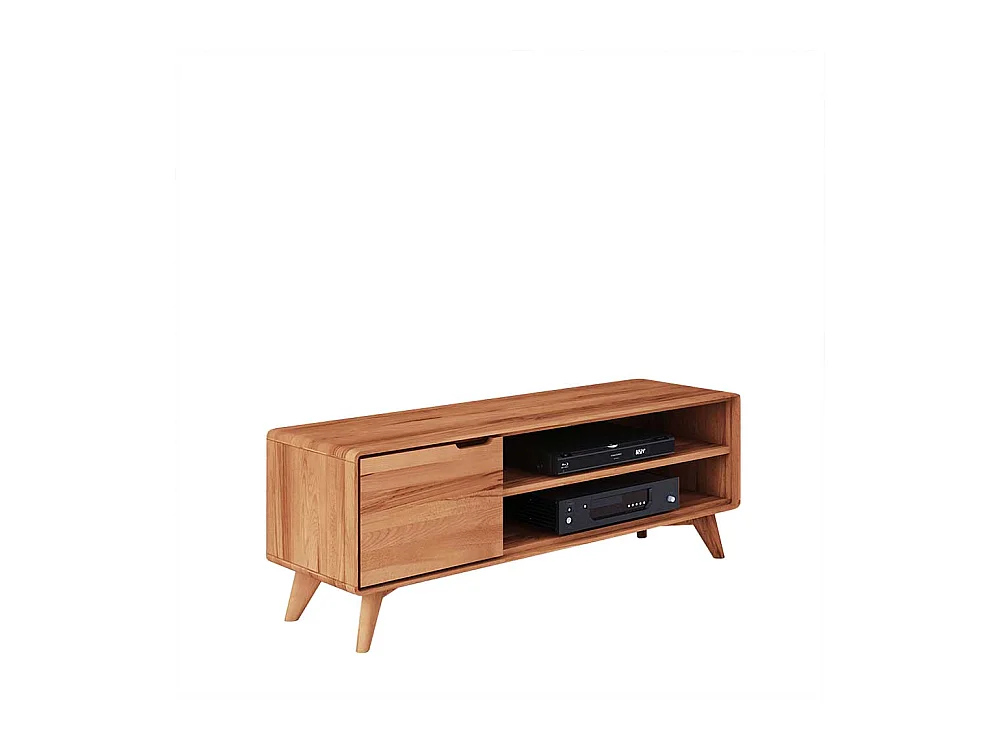 TV Board aus Kernbuche Massivholz 1 türig