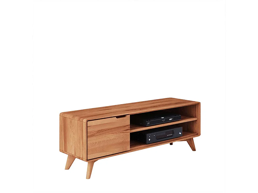 TV Board aus Kernbuche Massivholz 1 türig