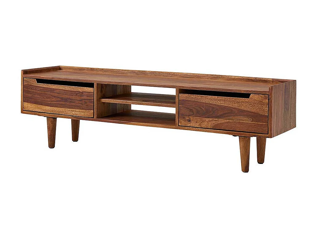 Flachstrecke Wohnzimmer aus Sheesham Massivholz 145 cm breit