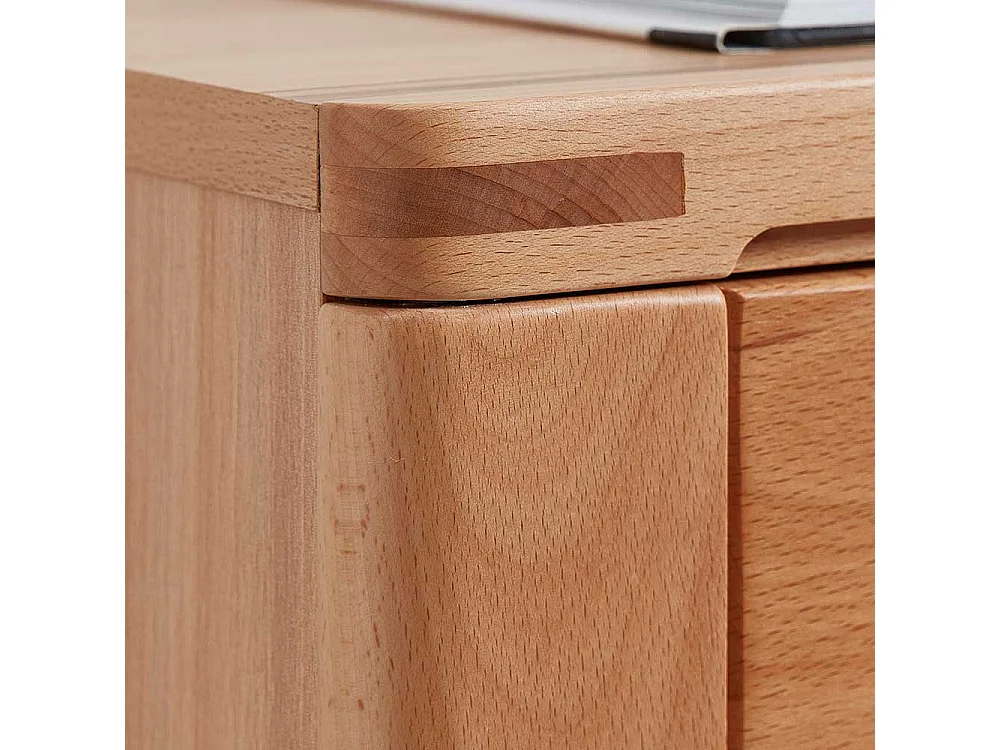 TV Phonoschrank in Kernbuchefarben 190 cm breit - 58 cm hoch
