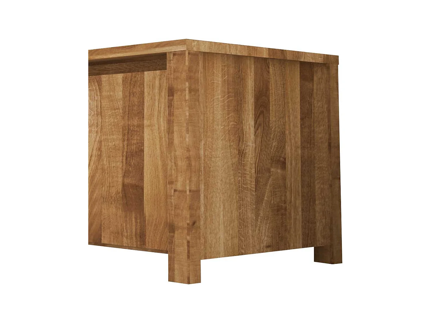 TV Board aus Wildeiche Massivholz 3 Türen