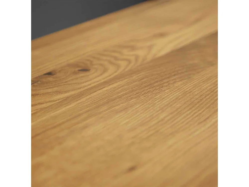 TV Lowboard in Weiß und Wildeiche 180 cm breit