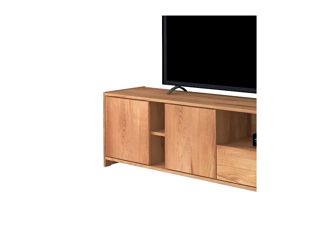 TV Board aus Kernbuche Massivholz 190 cm