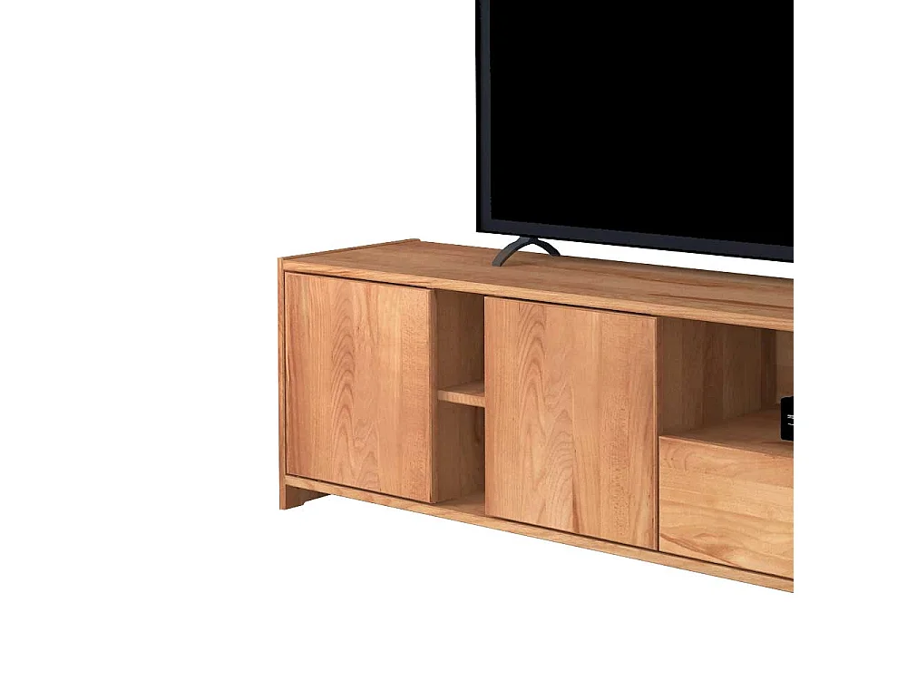 TV Board aus Kernbuche Massivholz 190 cm