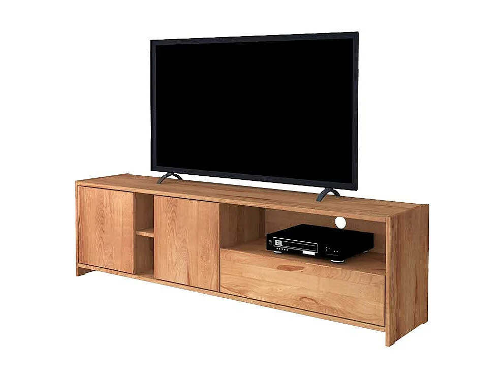TV Board aus Kernbuche Massivholz 190 cm
