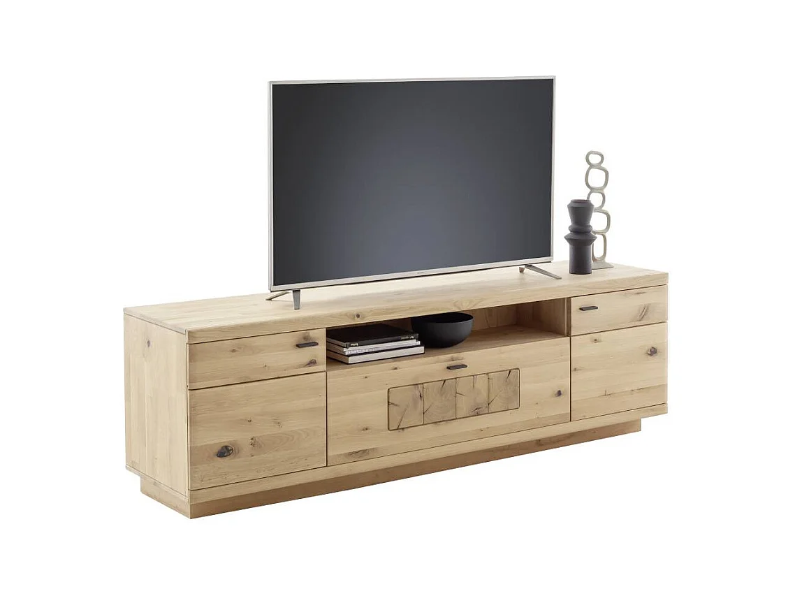 TV Lowboard Phonomöbel aus Massivholz in modernem Design