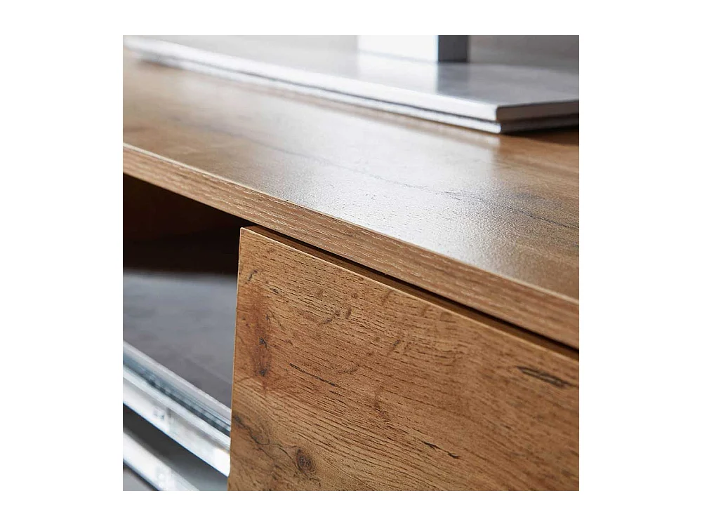 Modernes TV Lowboard in Eichefarben 160 cm breit
