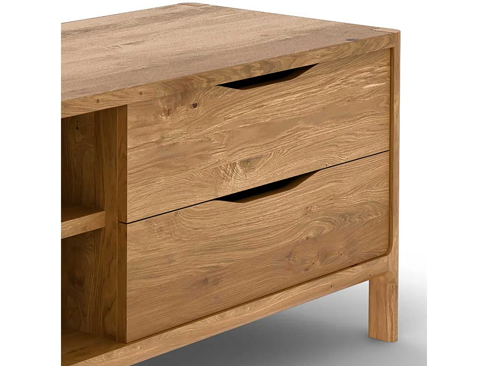 TV Board Fernsehboard mit Schubladen und offenen Fächern