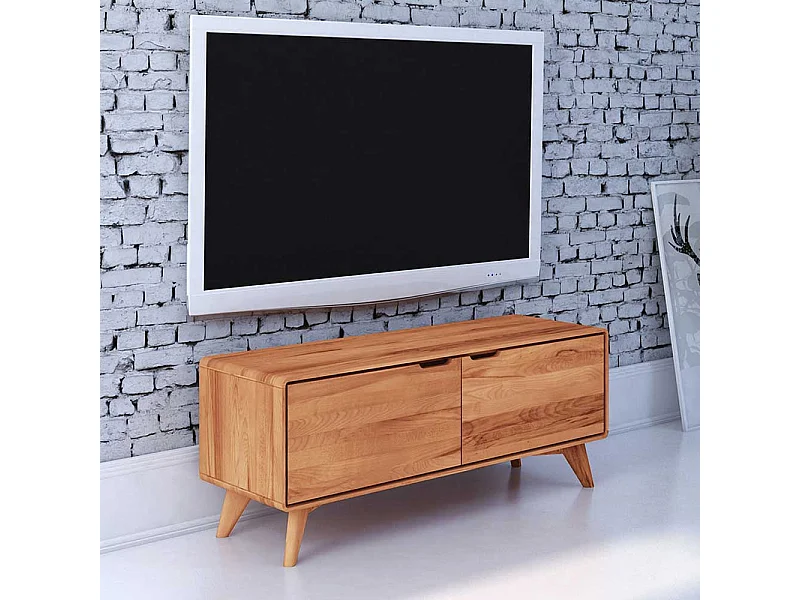 Fernseher Schrank aus Kernbuche Massivholz 120 cm breit
