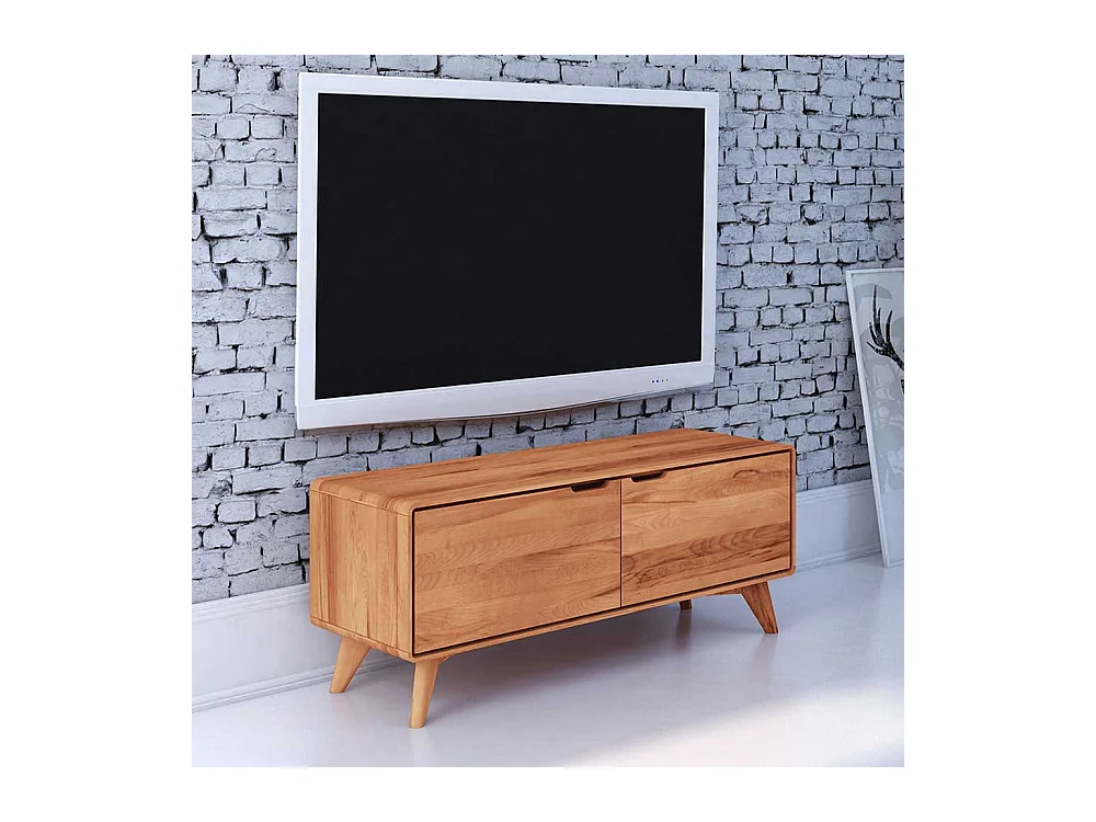 Fernseher Schrank aus Kernbuche Massivholz 120 cm breit