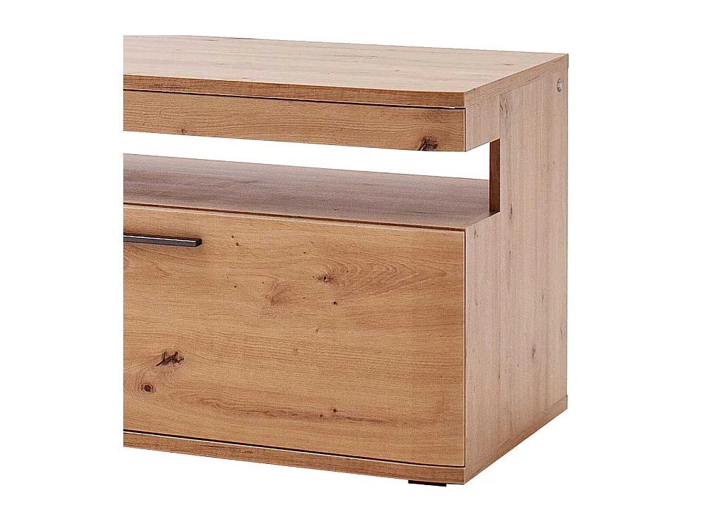 Fernsehtisch in Eichefarben und Anthrazit 180 cm breit