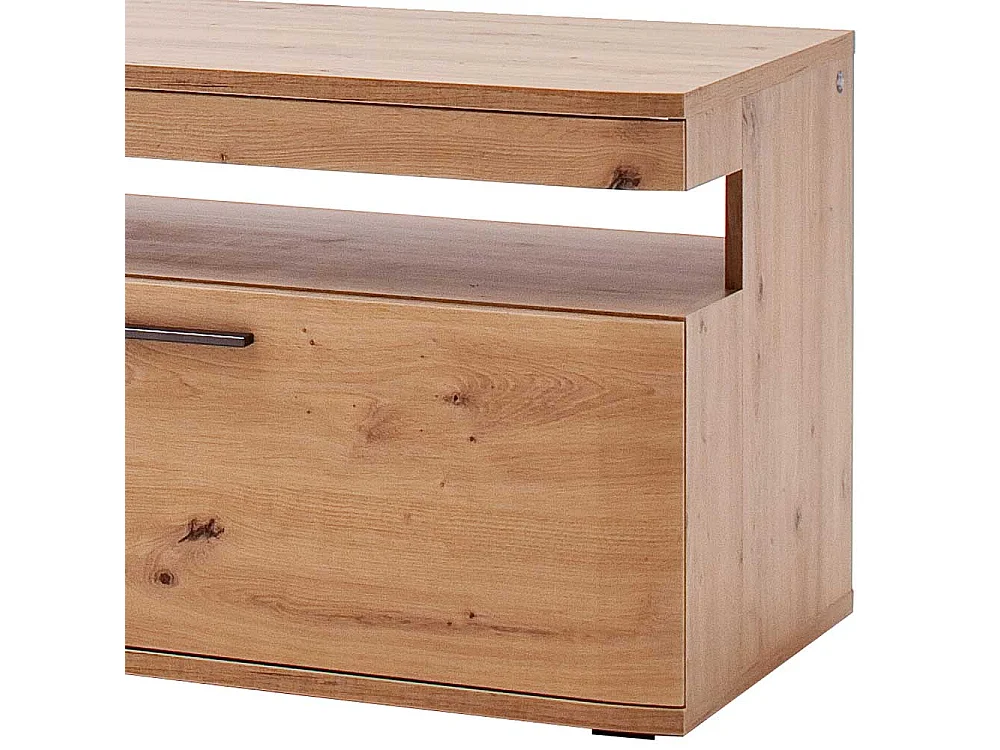 Fernsehtisch in Eichefarben und Anthrazit 180 cm breit