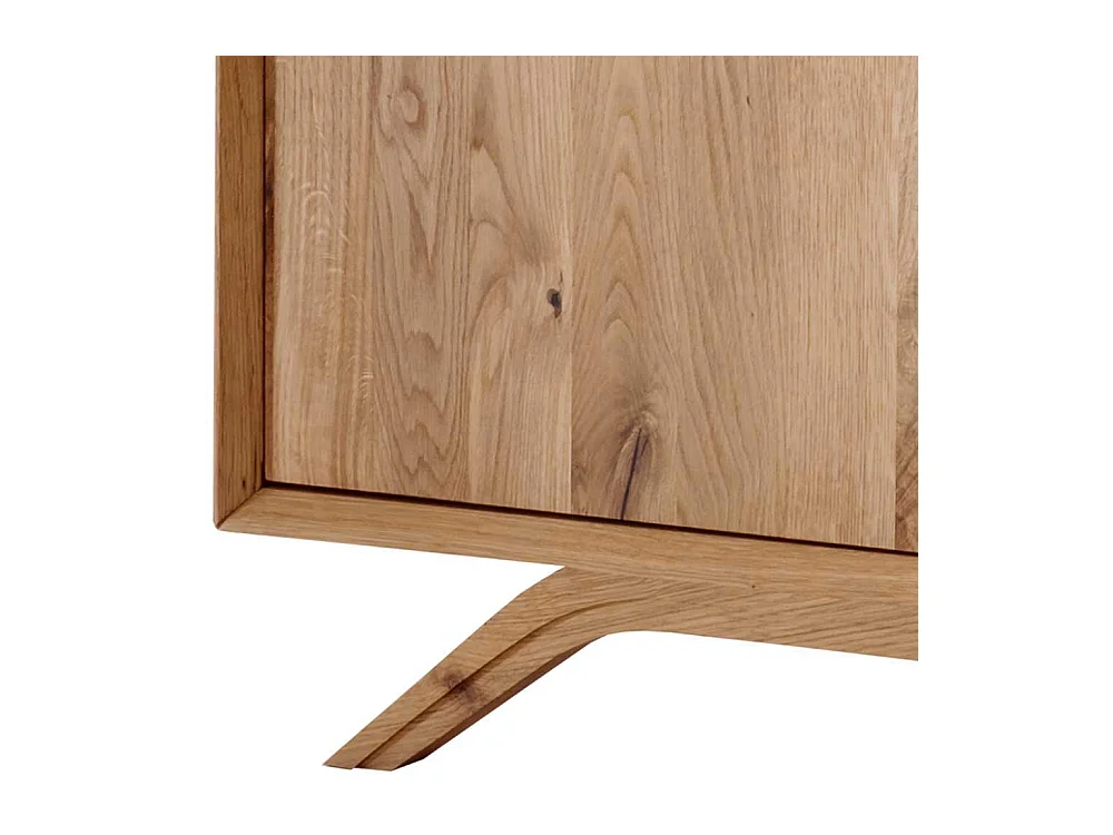 Fernsehmöbel Vollholz aus Wildeiche Massivholz 180 cm breit