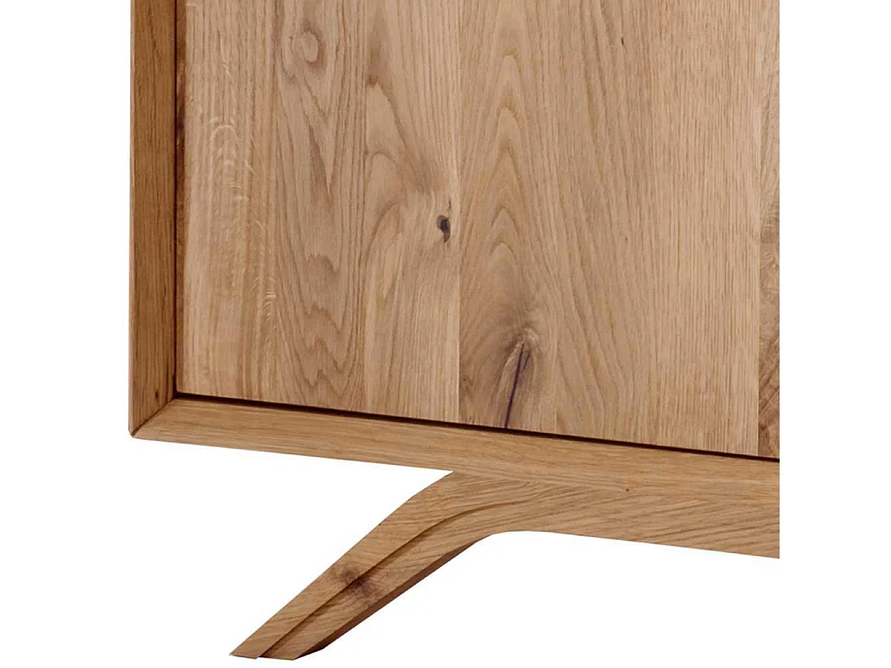 Fernsehmöbel Vollholz aus Wildeiche Massivholz 180 cm breit