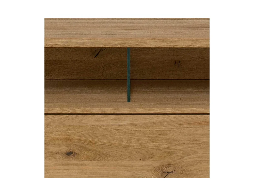 Fernseh Unterschrank massiv aus Wildeiche geölt Push to open Funktion