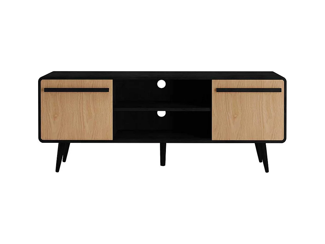 TV Lowboard Fernsehboard mit Türen 139 cm breit