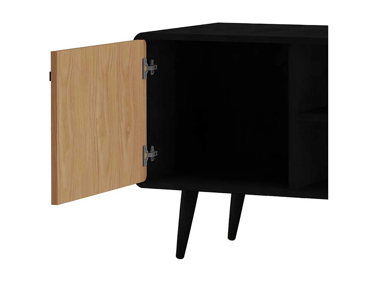 TV Lowboard Fernsehboard mit Türen 139 cm breit