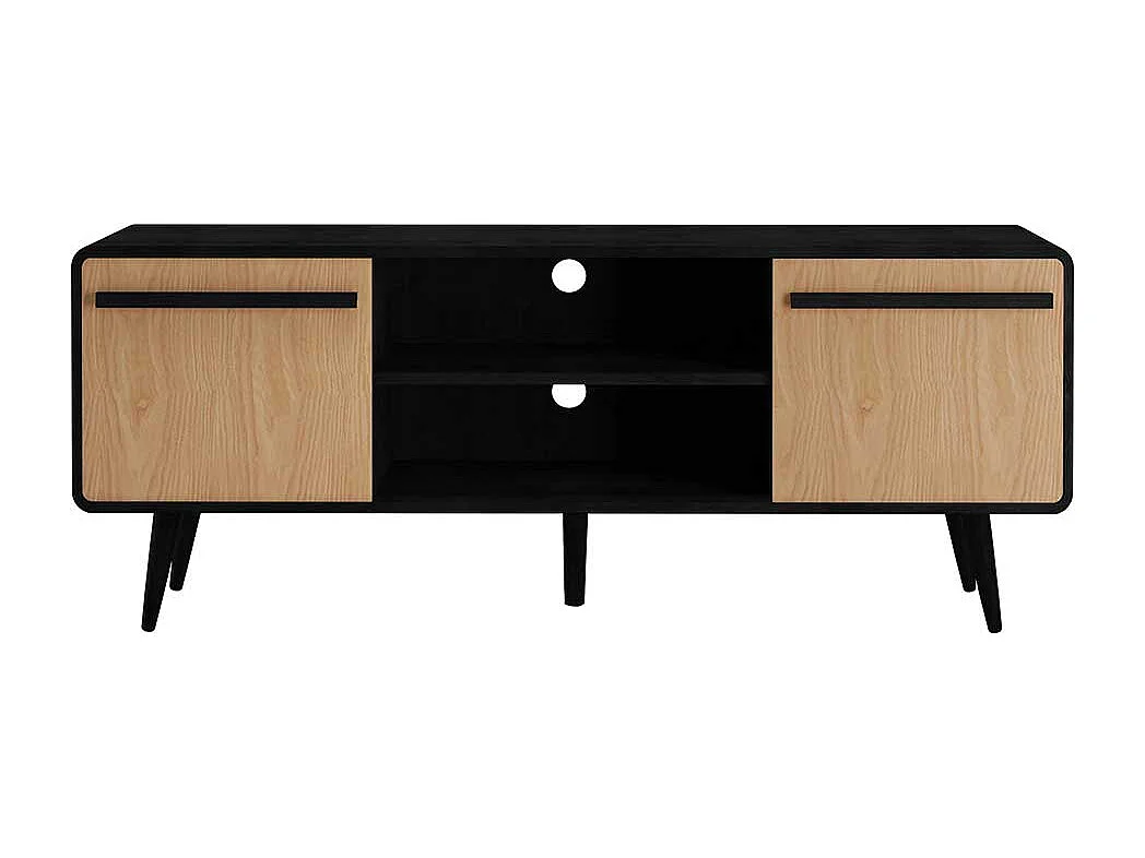 TV Lowboard Fernsehboard mit Türen 139 cm breit