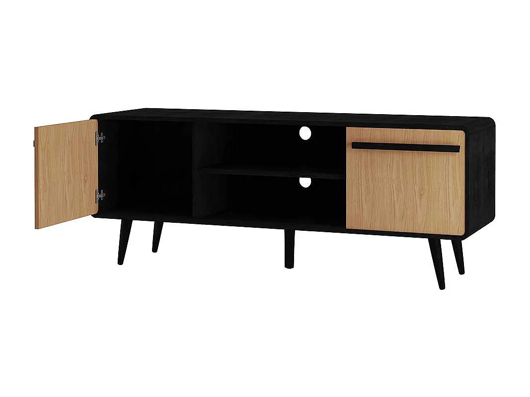 TV Lowboard Fernsehboard mit Türen 139 cm breit