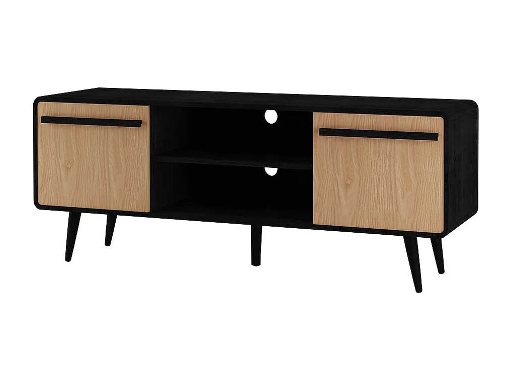 TV Lowboard Fernsehboard mit Türen 139 cm breit