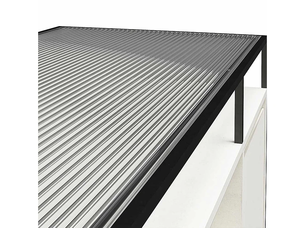 TV Lowboard mit Türen offenen Gerätefächern