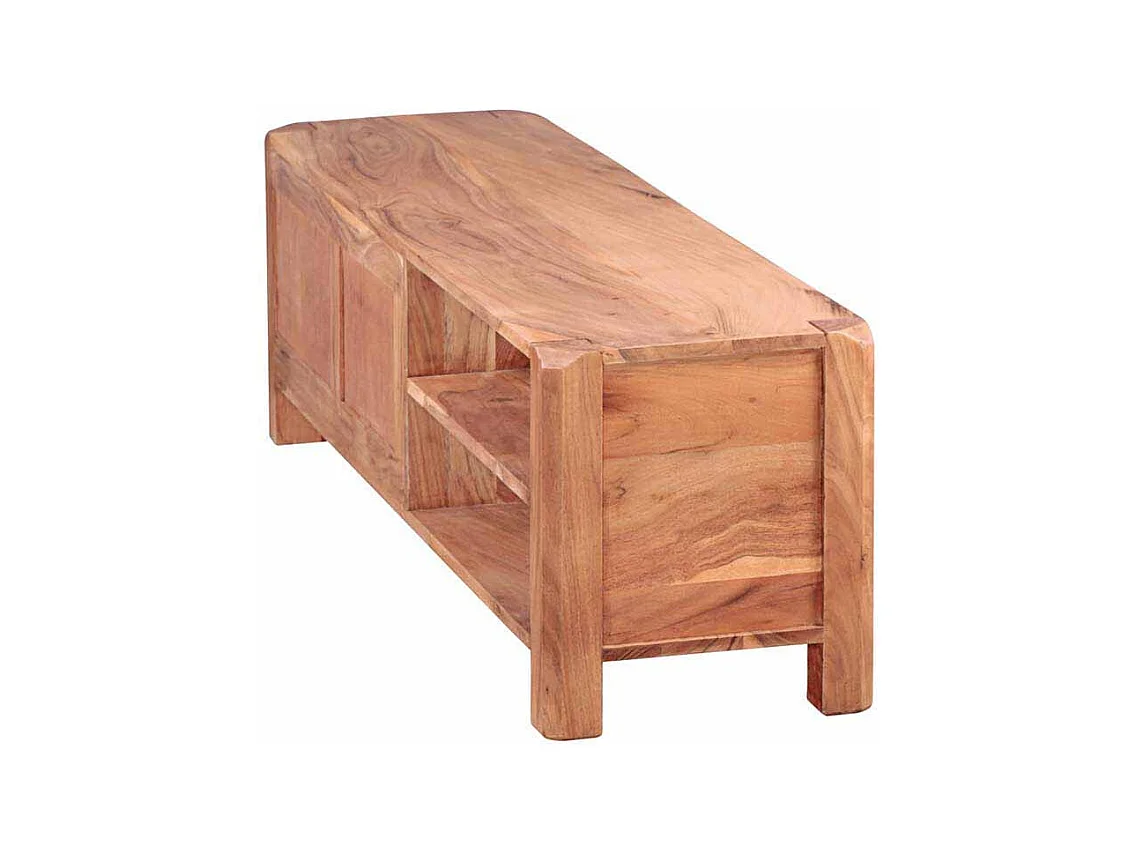 TV Tisch aus Akazie Massivholz 140 cm breit