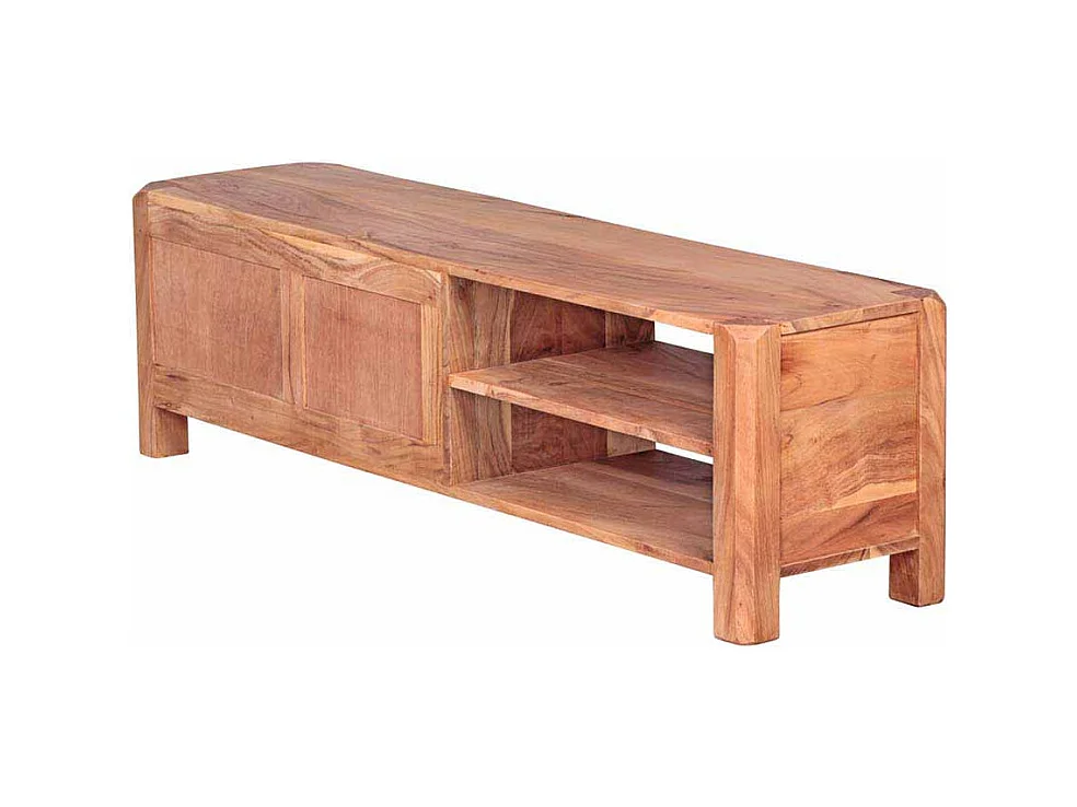 TV Tisch aus Akazie Massivholz 140 cm breit