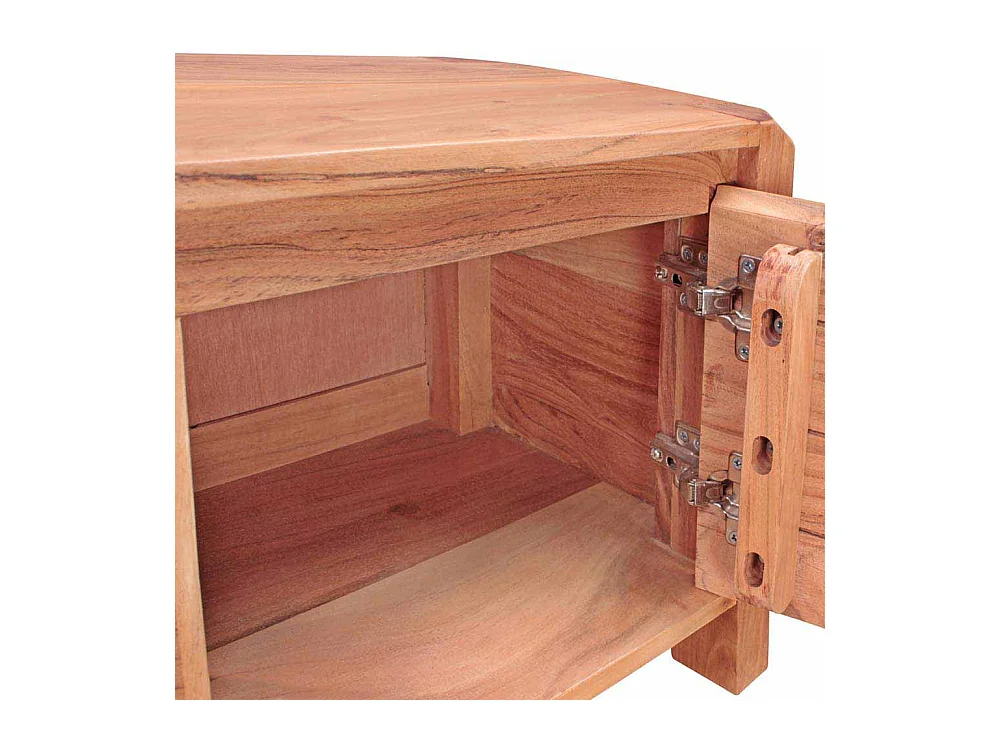TV Tisch aus Akazie Massivholz 140 cm breit