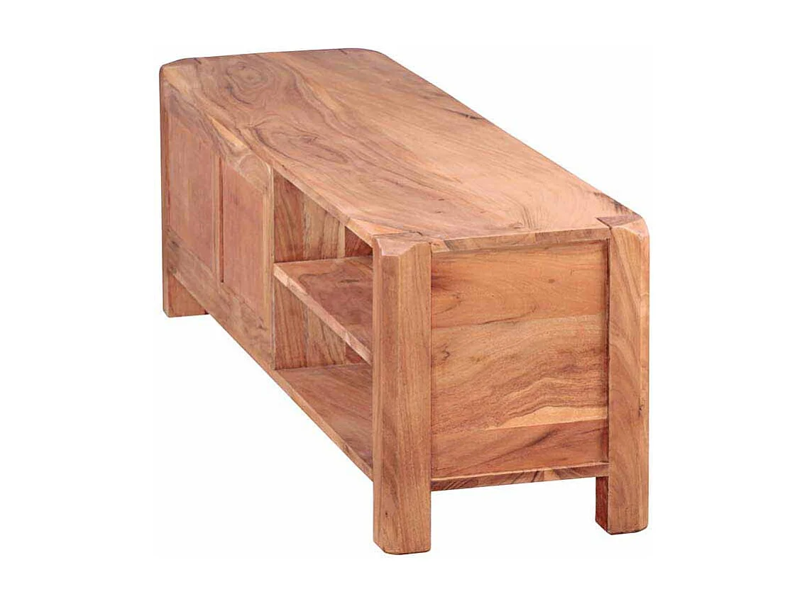 TV Tisch aus Akazie Massivholz 140 cm breit