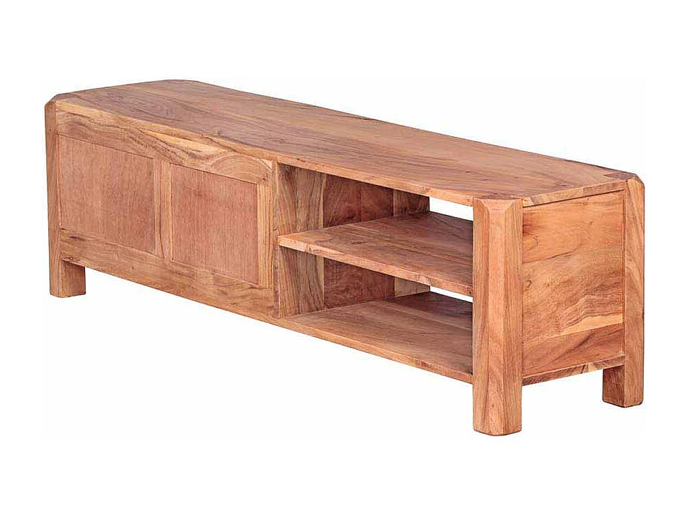 TV Tisch aus Akazie Massivholz 140 cm breit