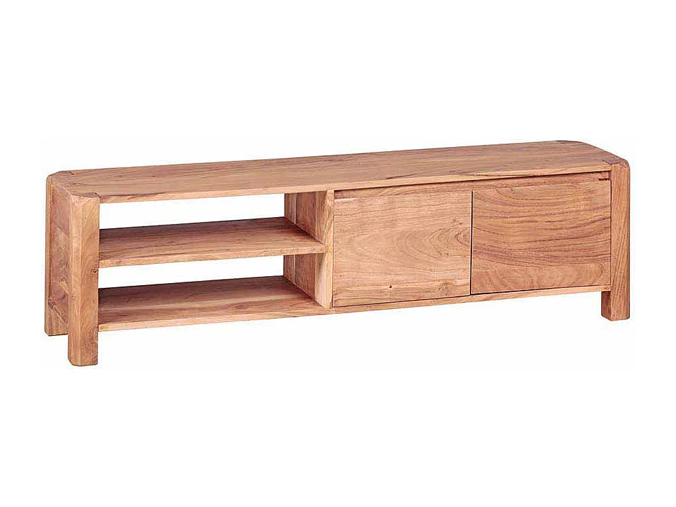 TV Tisch aus Akazie Massivholz 140 cm breit