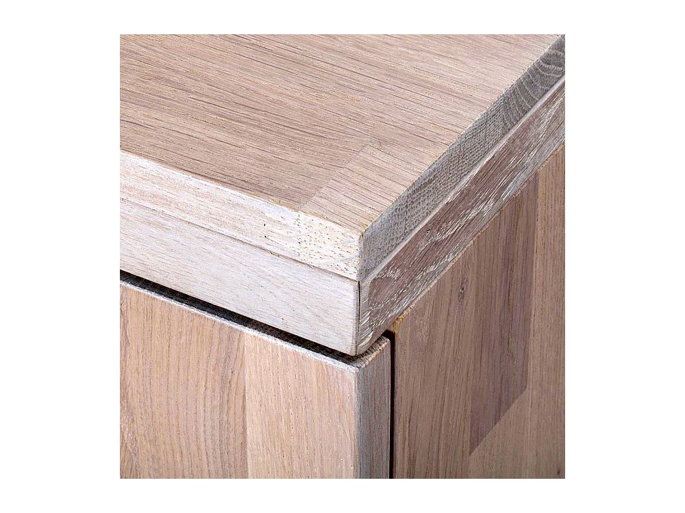 TV Board aus Eiche Massivholz White Wash geölt und gebürstet