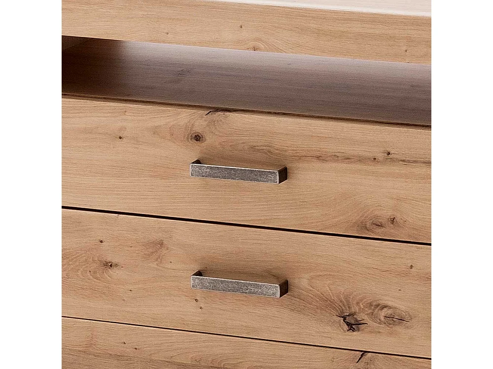 TV Unterschrank in Eichefarben 180 cm breit