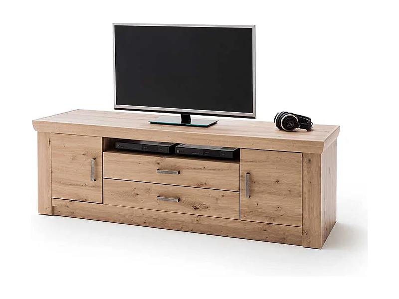 TV Unterschrank in Eichefarben 180 cm breit