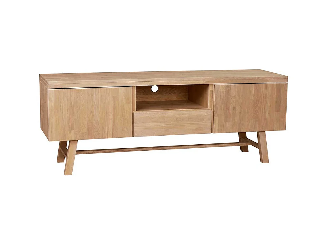 Fernseher Unterschrank aus Eiche Massivholz 160 cm breit