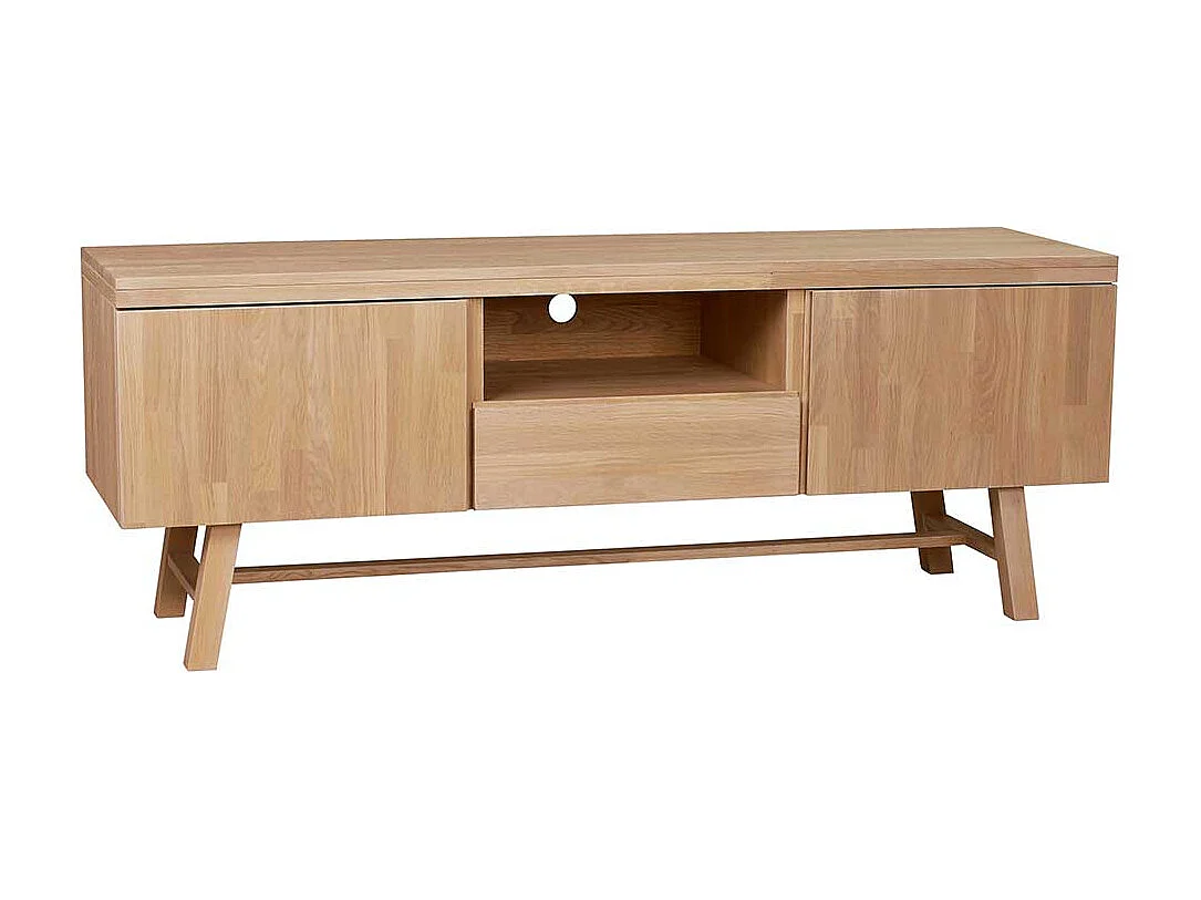 Fernseher Unterschrank aus Eiche Massivholz 160 cm breit