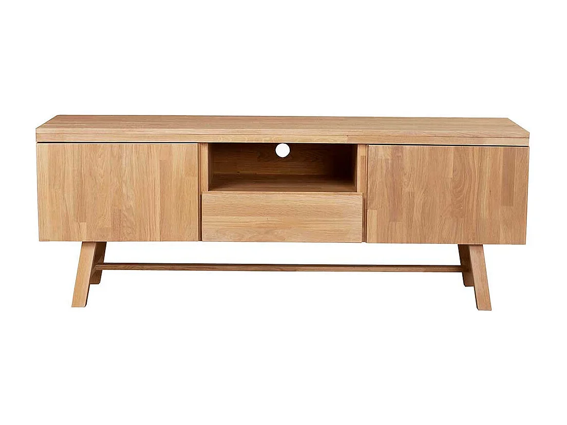 Fernseher Unterschrank aus Eiche Massivholz 160 cm breit