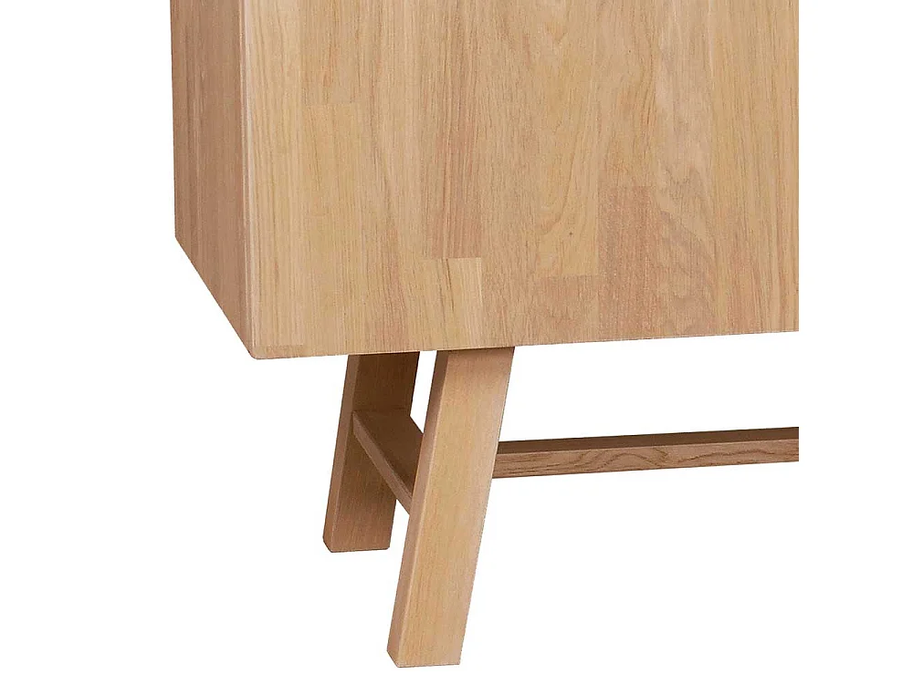 Fernseher Unterschrank aus Eiche Massivholz 160 cm breit