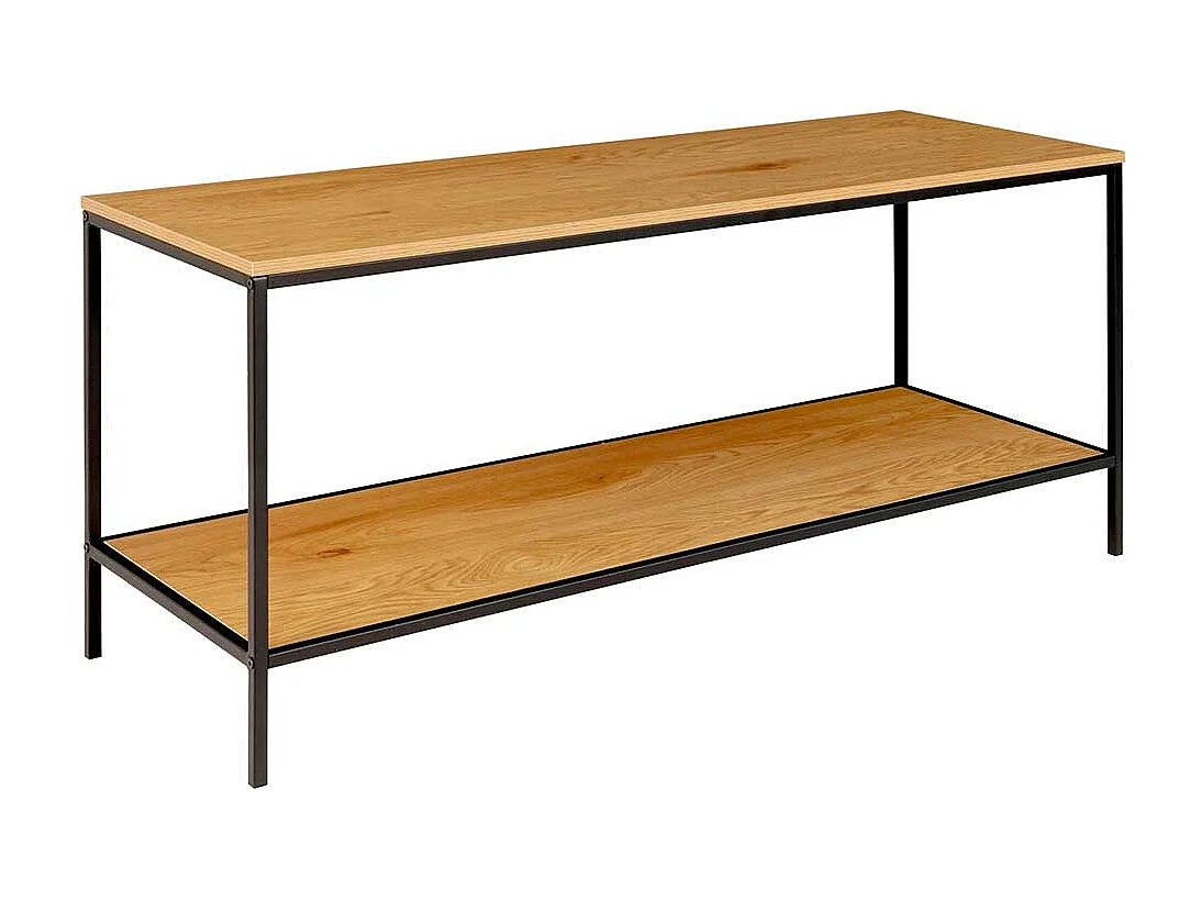 Fernsehmöbel in Eichefarben und Schwarz modernem Design