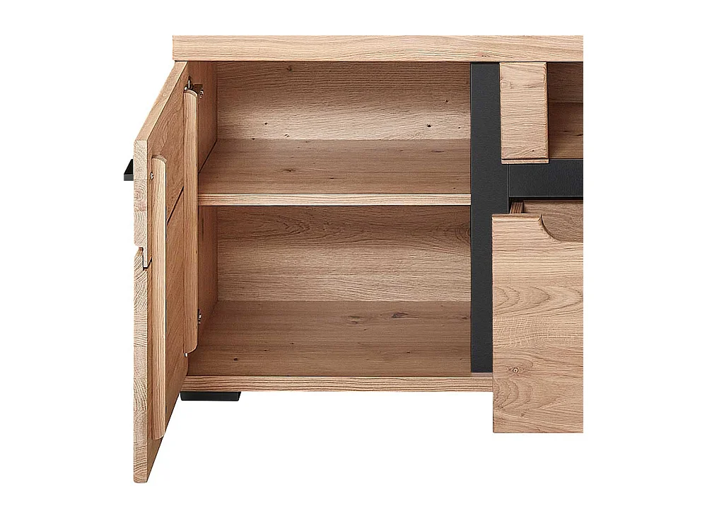 TV Lowboard in Wildeichefarben Eschefarben