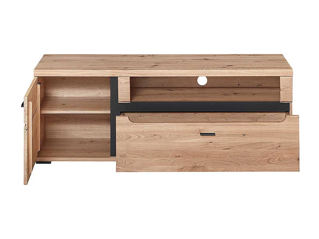 TV Lowboard in Wildeichefarben Eschefarben