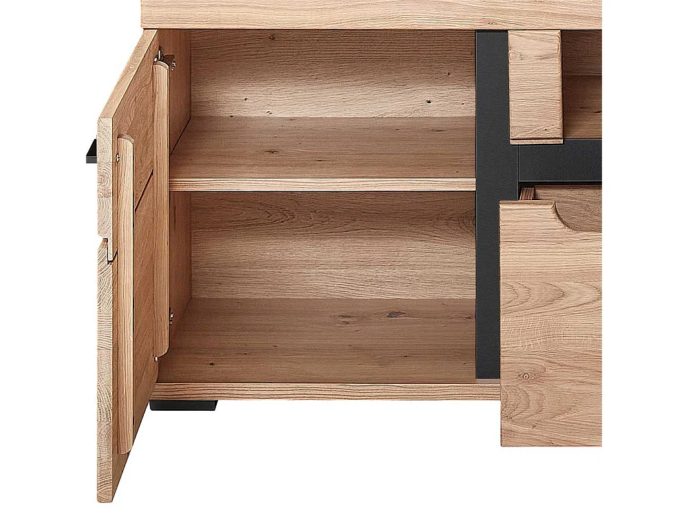 TV Lowboard in Wildeichefarben Eschefarben