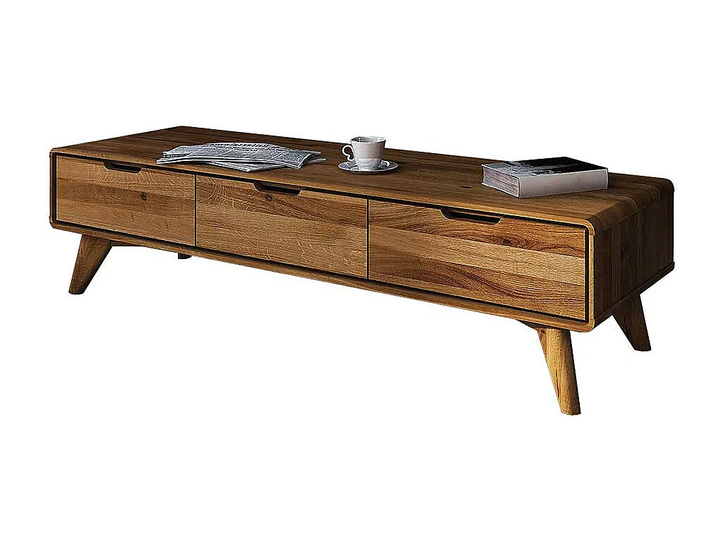 TV Möbel aus Wildeiche Massivholz geölt